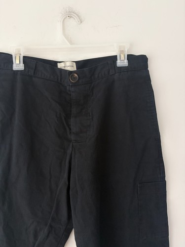 Oliver Spencer Organic Cotton Mens Black Pants Size M - photo 2