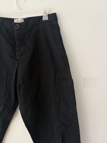 Oliver Spencer Organic Cotton Mens Black Pants Size M - photo 5