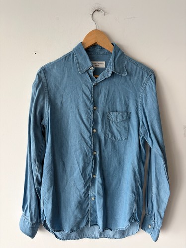 Officine Generale Men’s Chambray 100% Cotton Shirt Size XS