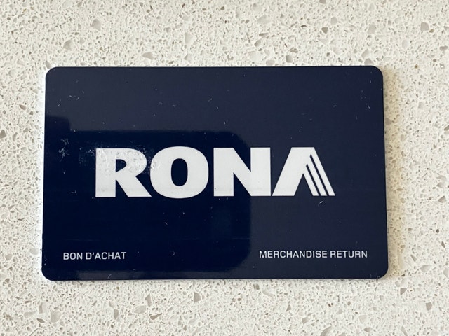 Rona Gift Card - $500 Value