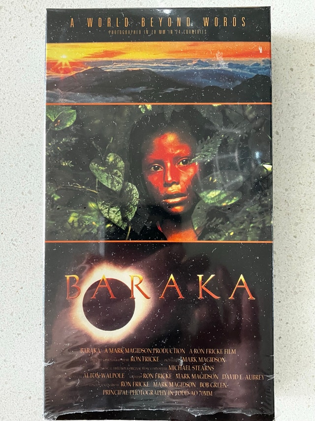 Baraka Movie VHS Cassette Tape