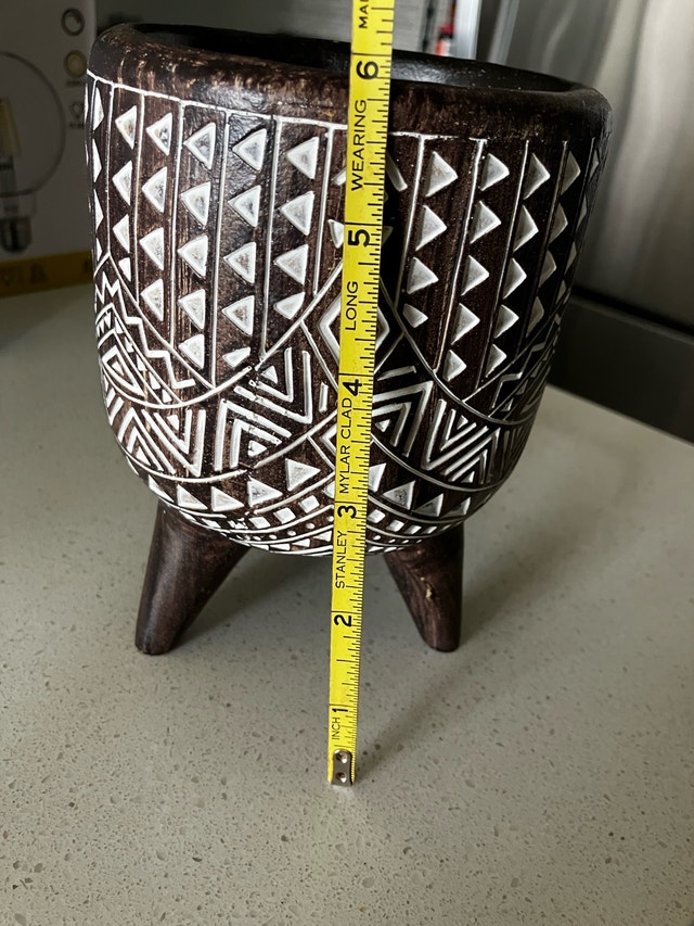 Small tripod plant pot - photo 3