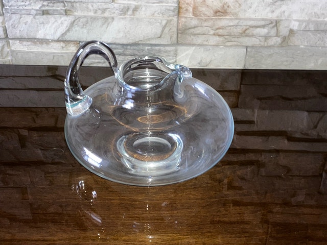 Antique glass decanter gravy dish - photo 3