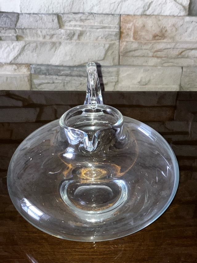 Antique glass decanter gravy dish - photo 5