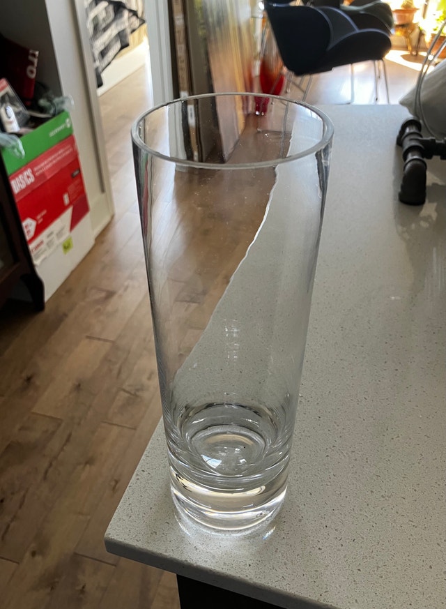 Clear Glass Base - vase transparent - photo 4