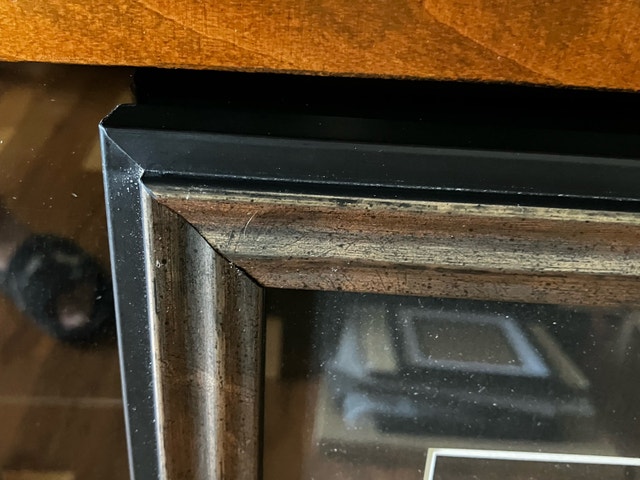 Large wooden frame with glass - photo 2