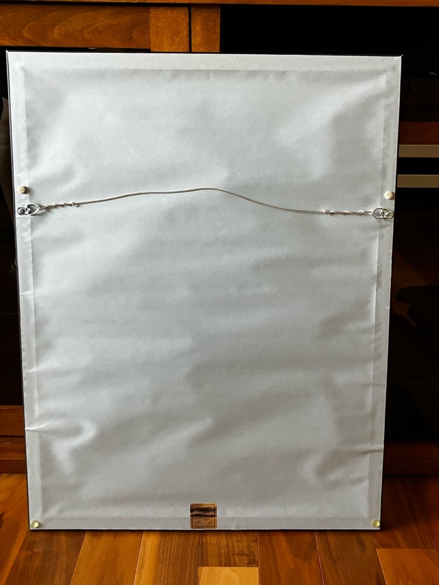Large wooden frame with glass - photo 3