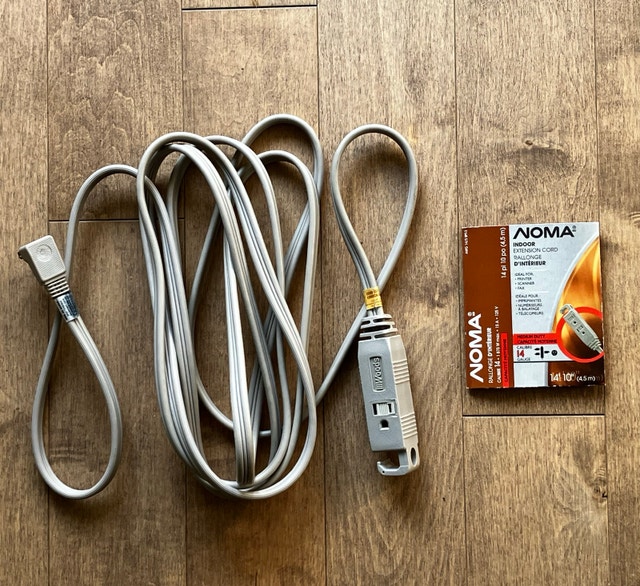 NOMA 14 gauge extension cord 15 ft