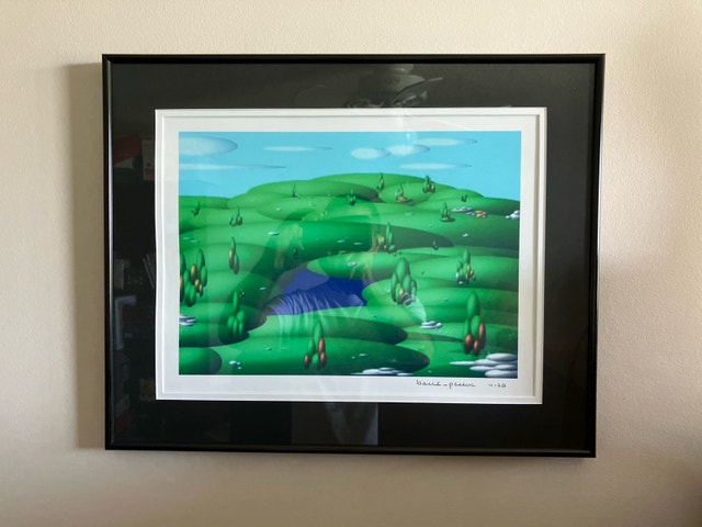 Framed Print from Basil Pessin local artist - Ellipses