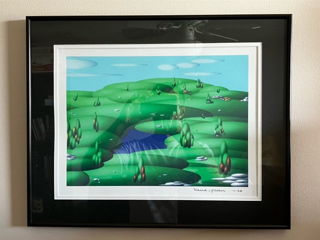 Framed Print from Basil Pessin local artist - Ellipses - photo 2