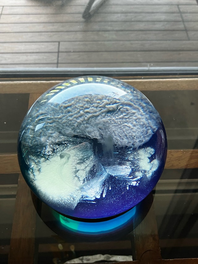 Extra large glow in the dark paperweight