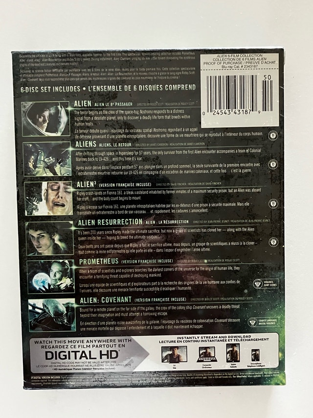 Alien DVD 6-movie Collection - photo 2