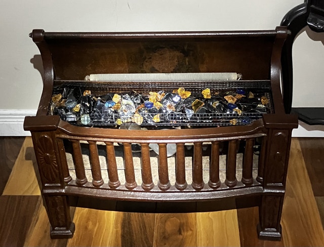 Antique electric fireplace