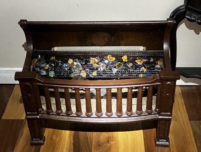Antique electric fireplace - photo 2