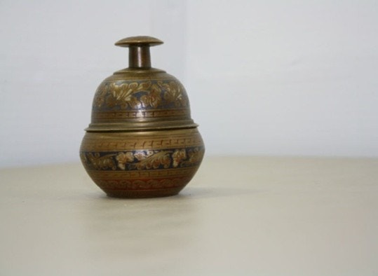 Antique Brass Bell from British India - photo 4
