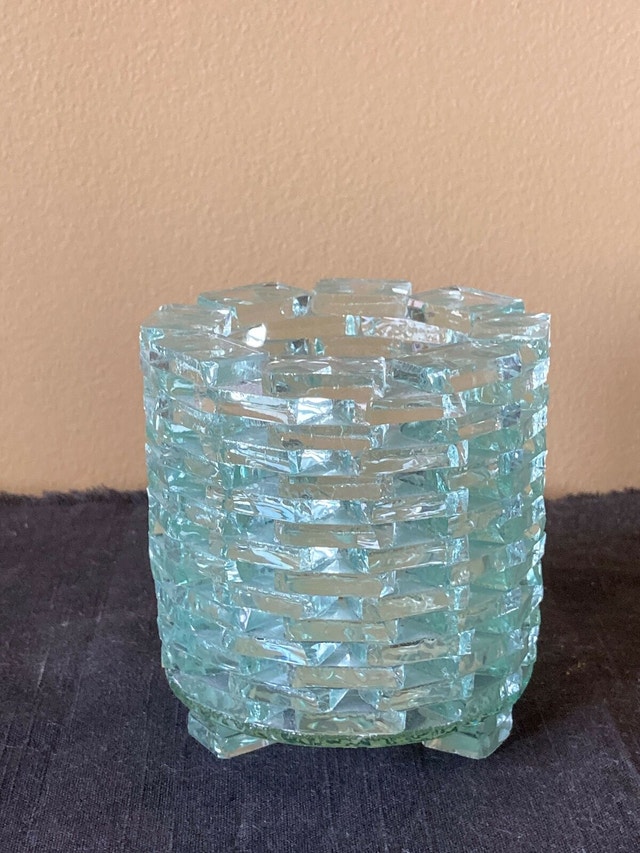 Vintage glass candle holders - photo 3