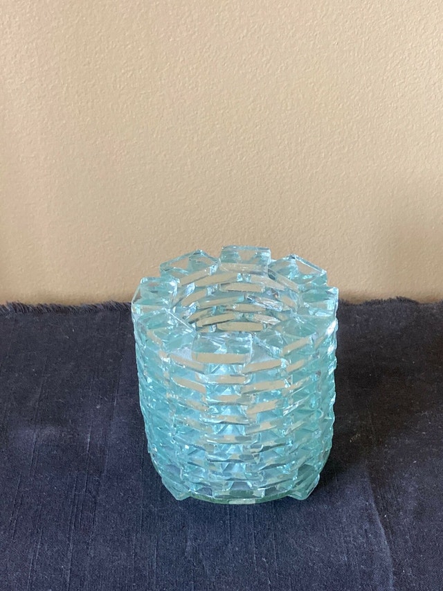 Vintage glass candle holders - photo 4