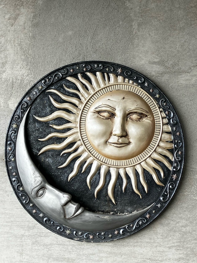 Concrete Plaster Sun Moon - photo 2