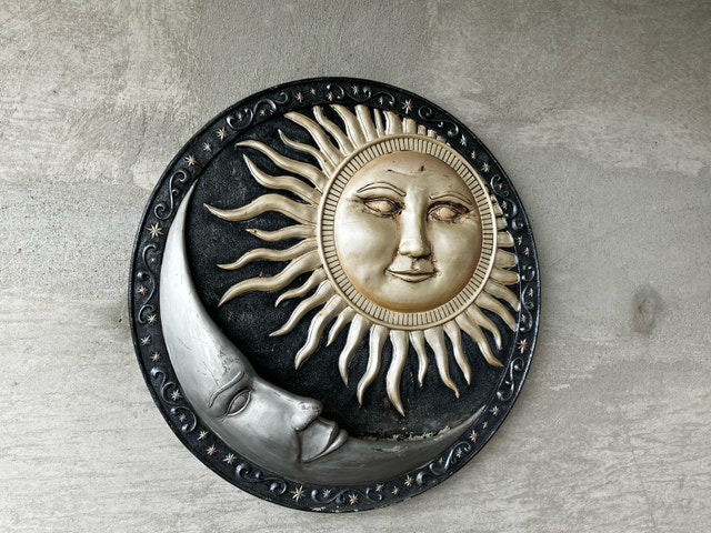 Concrete Plaster Sun Moon - photo 4