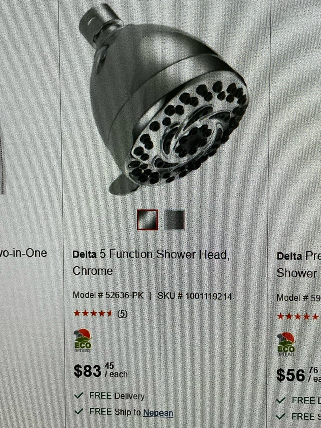 Delta Shower Head - photo 4