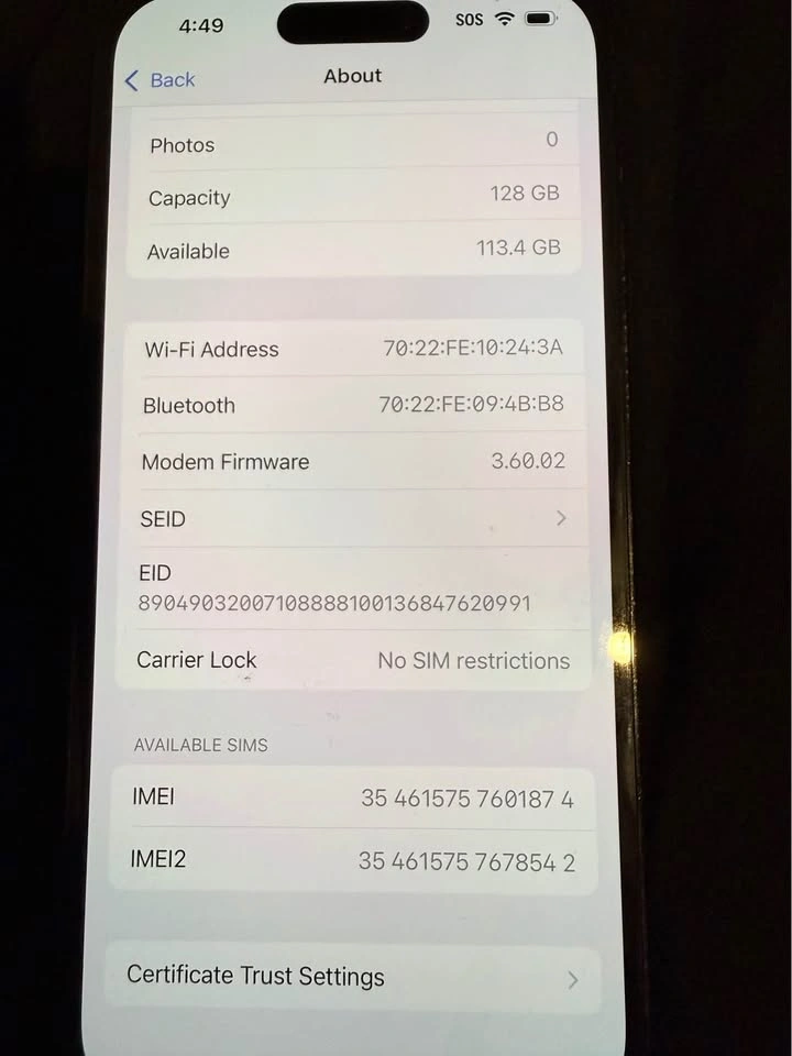 iPhone 14 Pro 128 GB - photo 4