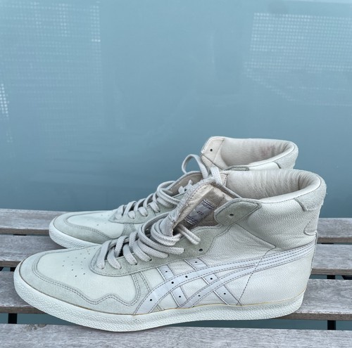Asics Onitsuka Tiger Fabre High Top Grey Beige Sneakers Size 9