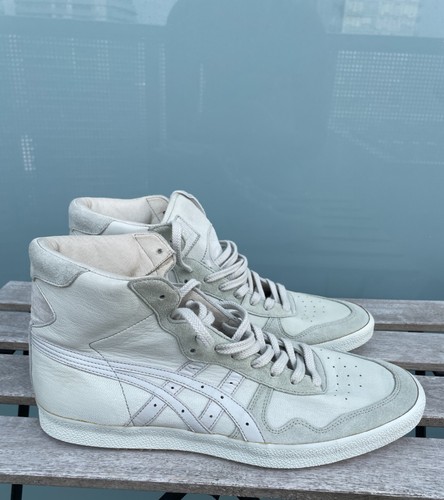Asics Onitsuka Tiger Fabre High Top Grey Beige Sneakers Size 9 - photo 3