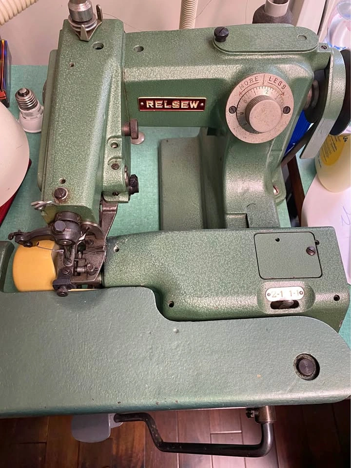 Sewing machine. Relsew blind stitch