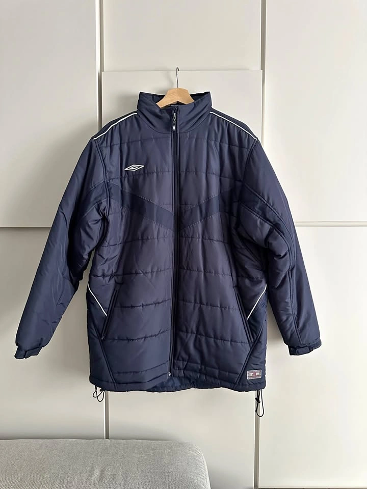 Umbro Mens Navy Blue Puff Jacket - Size L