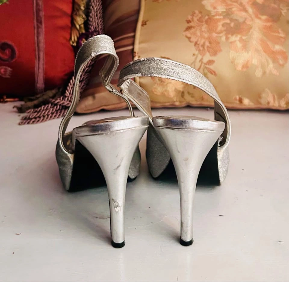 SILVER COCKTAIL SHOES - photo 4