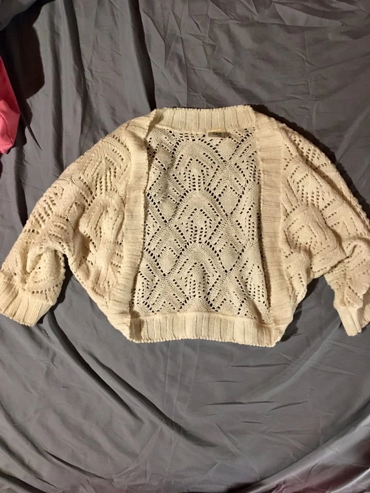 Cream knit cardigan
