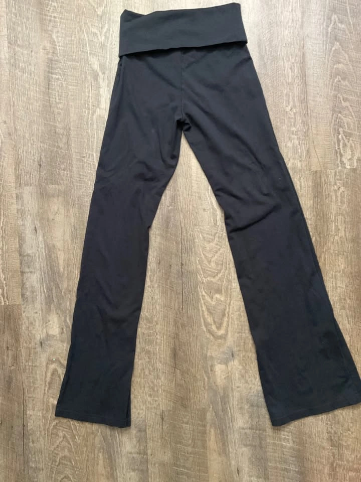H&M Cotton Fold Over Yoga Pants - photo 2