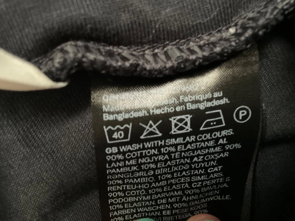 H&M Cotton Fold Over Yoga Pants - photo 3