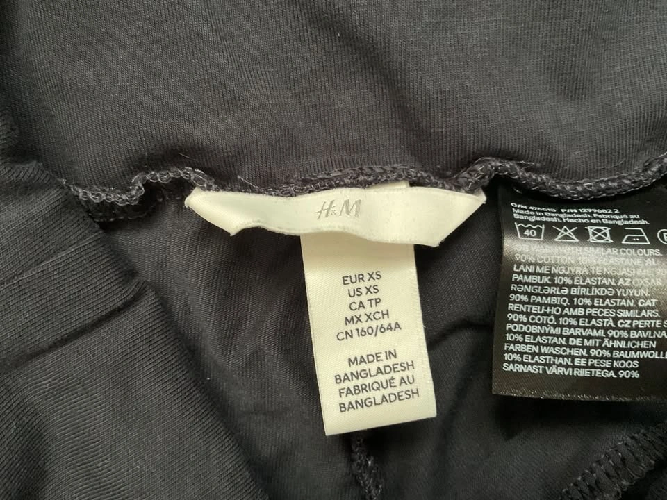 H&M Cotton Fold Over Yoga Pants - photo 4