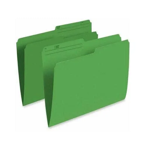 1 Pack 100pcs Pendaflex Recycled Coloured File Folders - photo 5