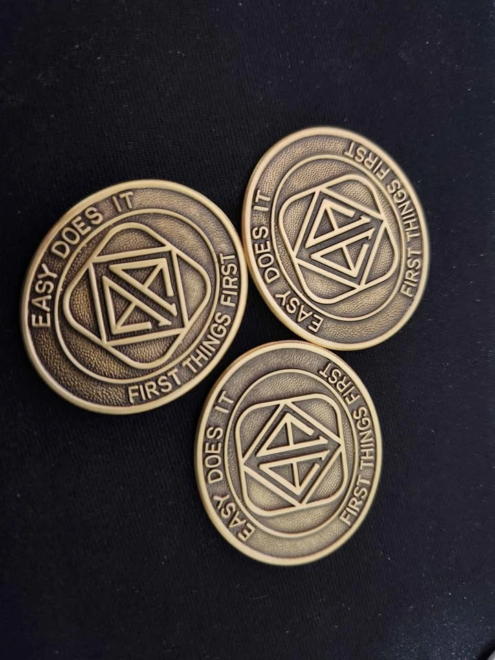 Narcotics Anonymous Recovery Coins $4 each - photo 2