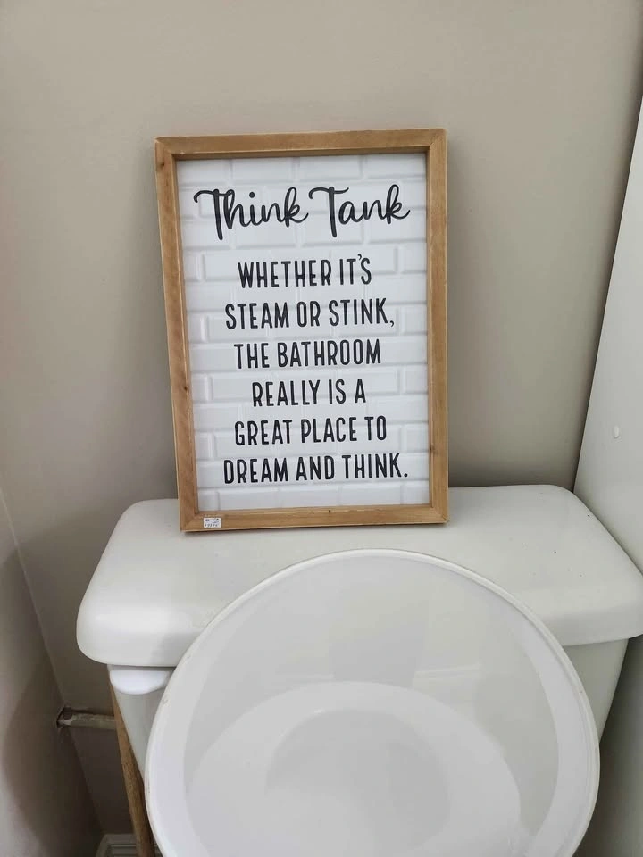 Think Tank Bathroom Wall Decor - photo 3