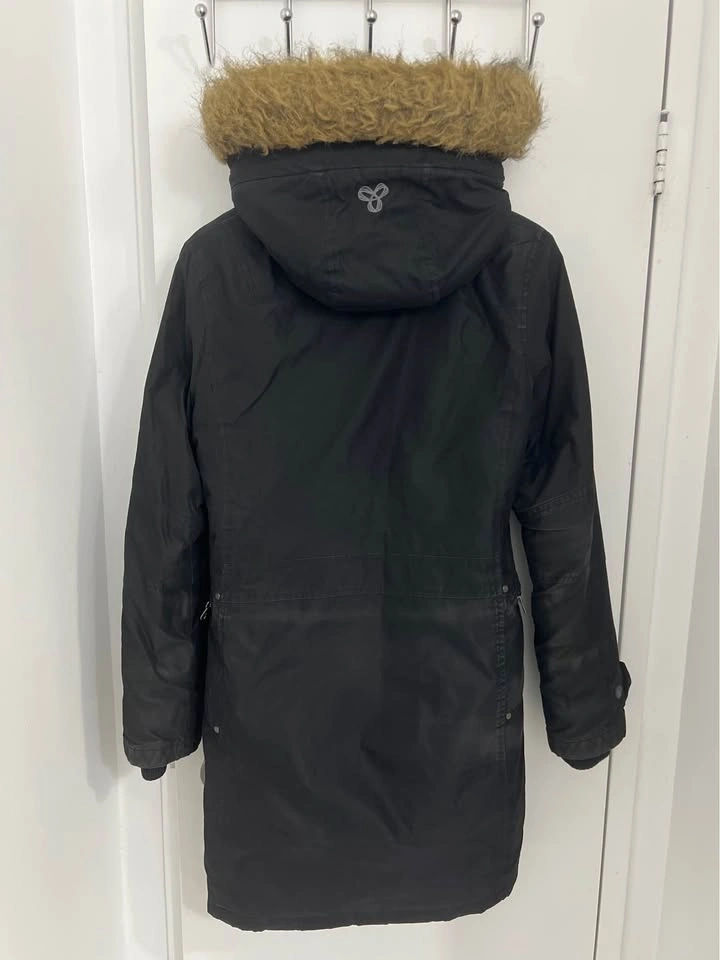 TNA Black Winter Parka Jacket Size Small - photo 2