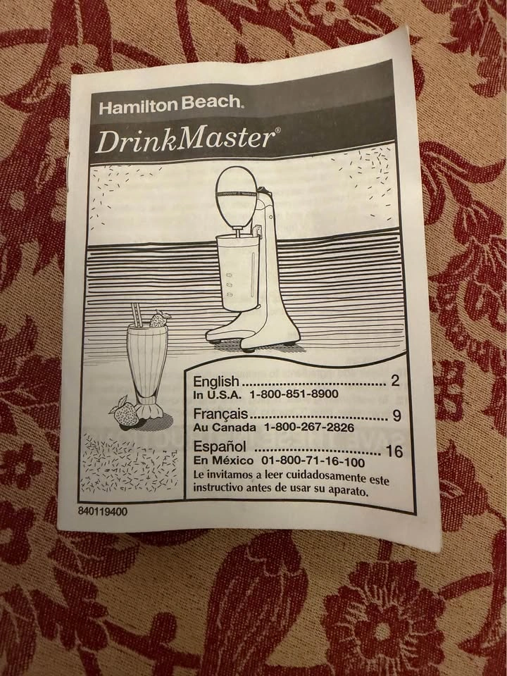 Vintage Hamilton Beach Drink Mixer / DrinkMaster 727ST – NEW - photo 5