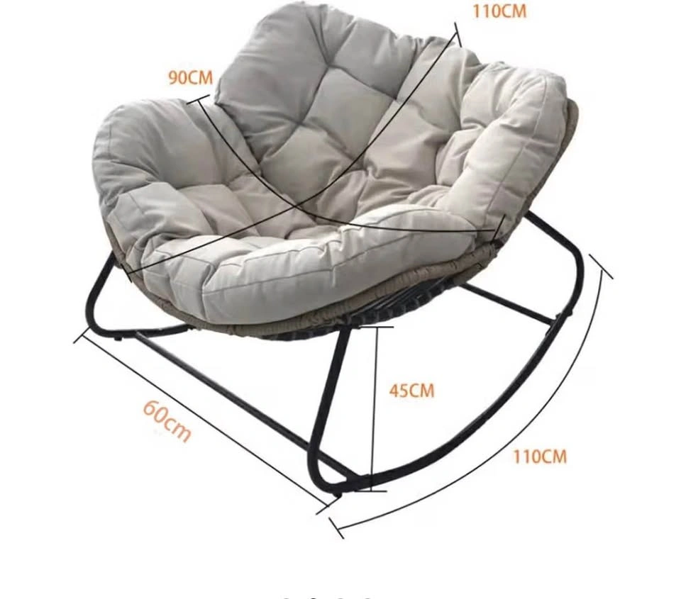 Indoor Outdoor Egg Freestyle Chair with Cushion and Frame - photo 3