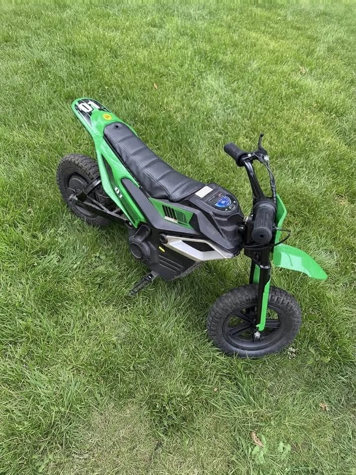 24V Kids Electric Dirt Bike 350W Motor 13.7MPH Speed - photo 5