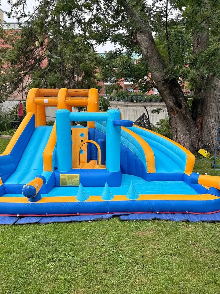 Inflatable Water Slide & Bounce House for Kids 3-8