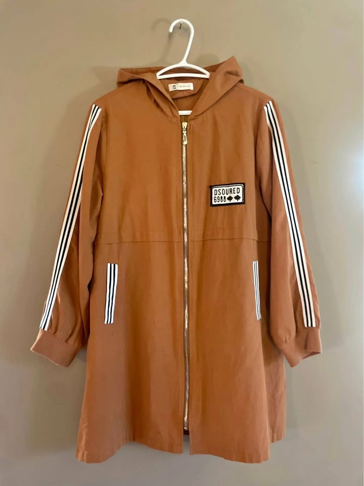 Sailor Girls Western Rust Hooded Longline Jacket – Size 3XL EUC