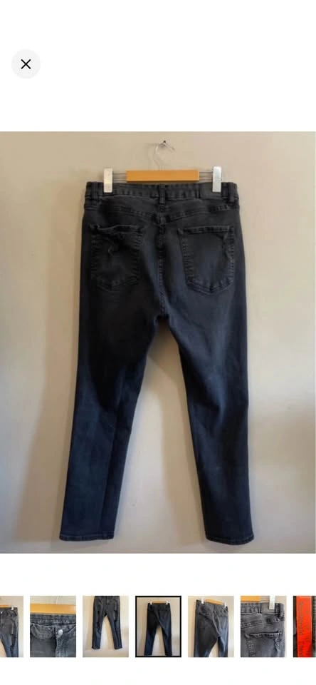 Aeropostale Black Distressed High-Rise Curvy Skinny Jeans - photo 5