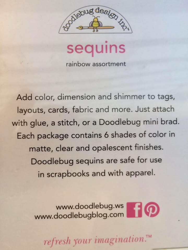 Doodlebug Sequins Set Of 11 - Brand New - photo 3