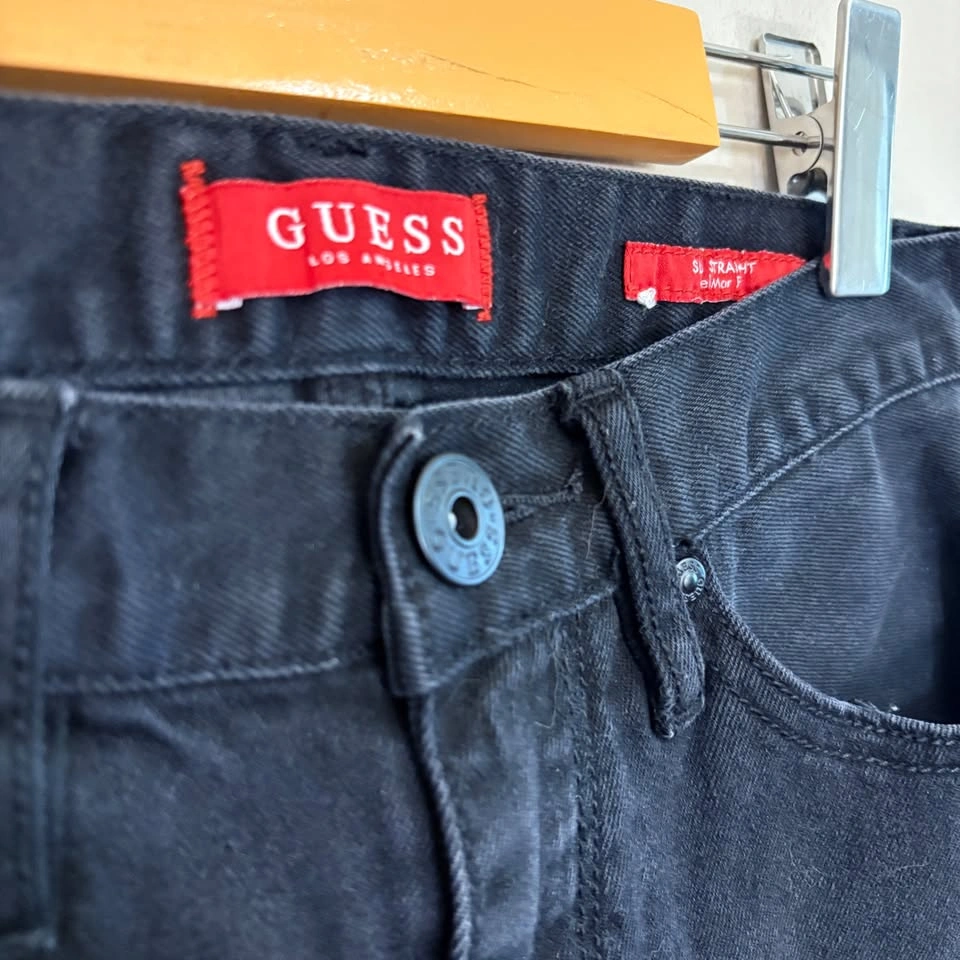 Guess Slim Straight “Del Mar Fit” Black Jeans – Size 29x32 EUC - photo 5