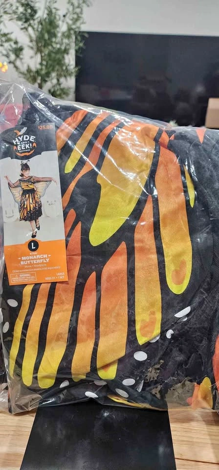 Hyde and EEK! Boutique Kids Monarch Butterfly Costume Size Large