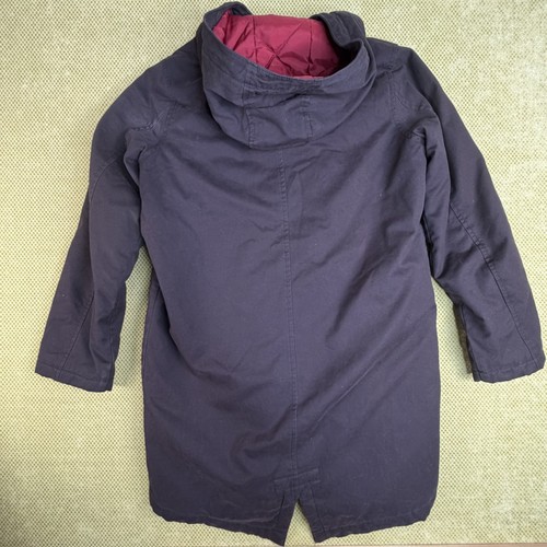 Levi's Women's S Black Hooded Trench Coat Parka Quilted Lined - photo 2