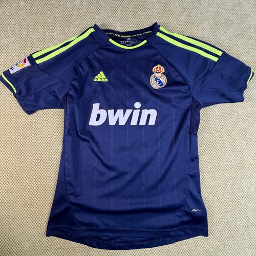Adidas Real Madrid Youth 28 Pepe 3 Navy Neon Soccer Jersey