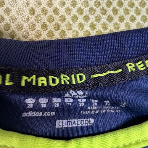 Adidas Real Madrid Youth 28 Pepe 3 Navy Neon Soccer Jersey - photo 3